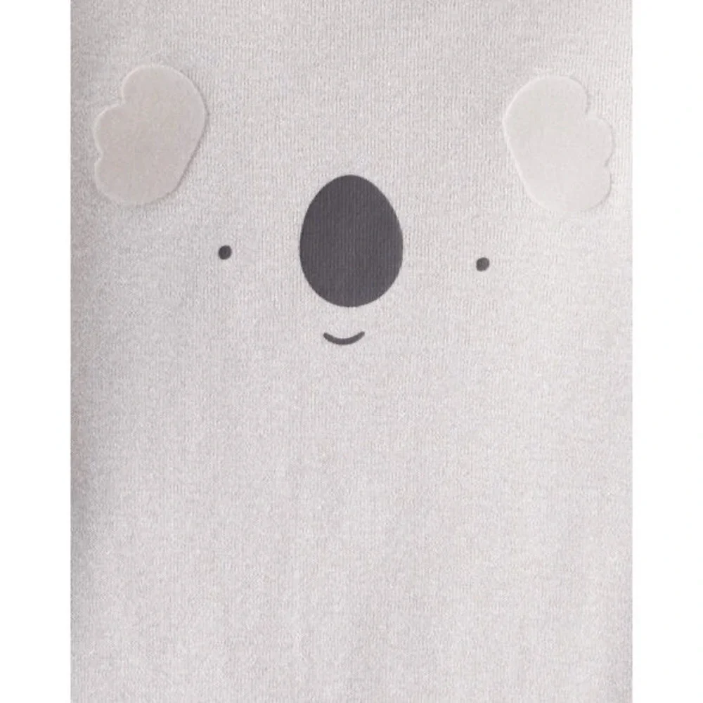 Carters Baby Girls Long Sleeve Bodysuits 4 Pack‎ Floral Fox Koala 9m